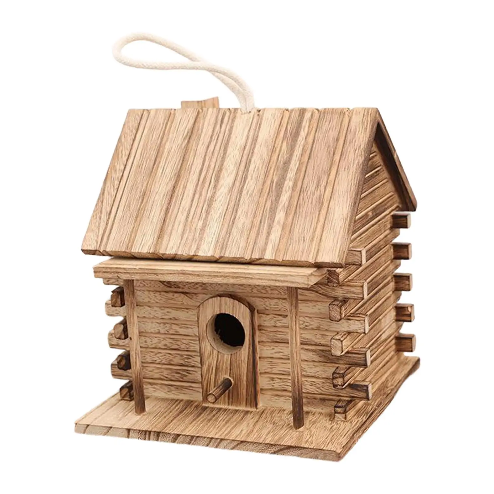 Casa para pájaros de madera resistente para exterior
