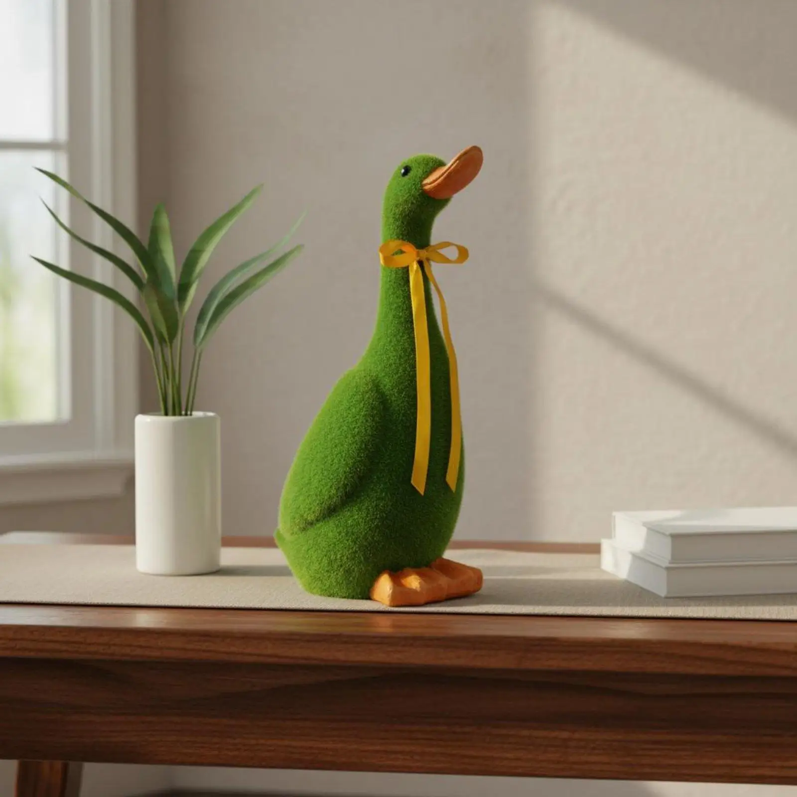 Estatua de Pato de Resina para Jardín – Decoración de Estanque y Balcón - imagen 3