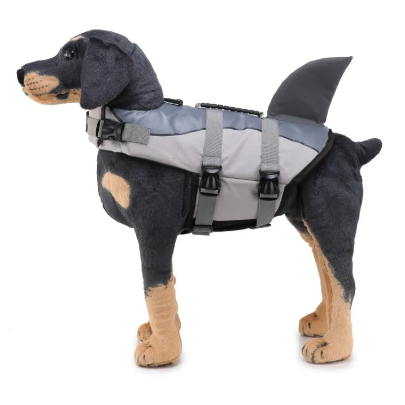 Chaleco salvavidas para perros con asa ajustable – Para natación y playa - imagen 2
