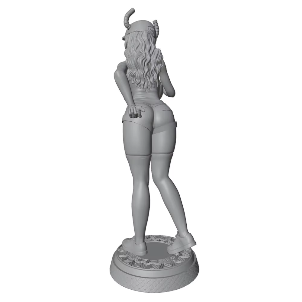 Figura Resina GK 1/24 Chica Sexy – Miniatura 3D DIY sin Montar ni Pintar - imagen 5