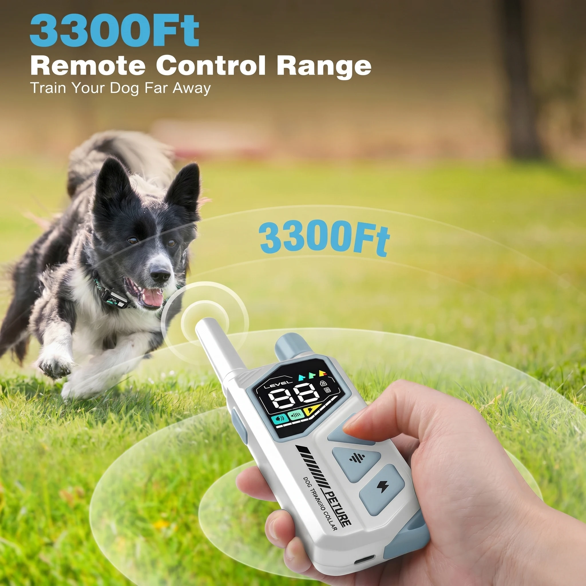Collar eléctrico recargable para perros