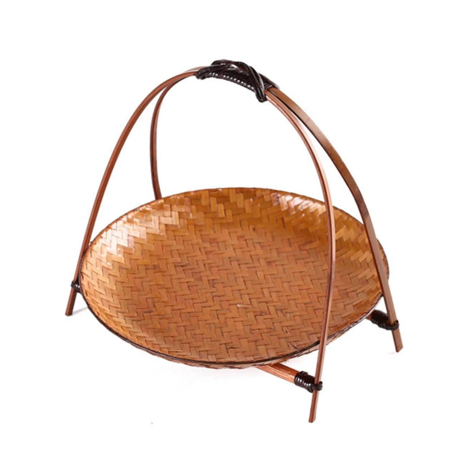 Cesta cama moderna para perro pequeño con bandeja