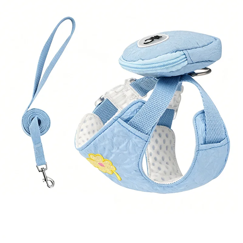 Arnés de pecho con correa para pasear perros pequeños y medianos - imagen 3