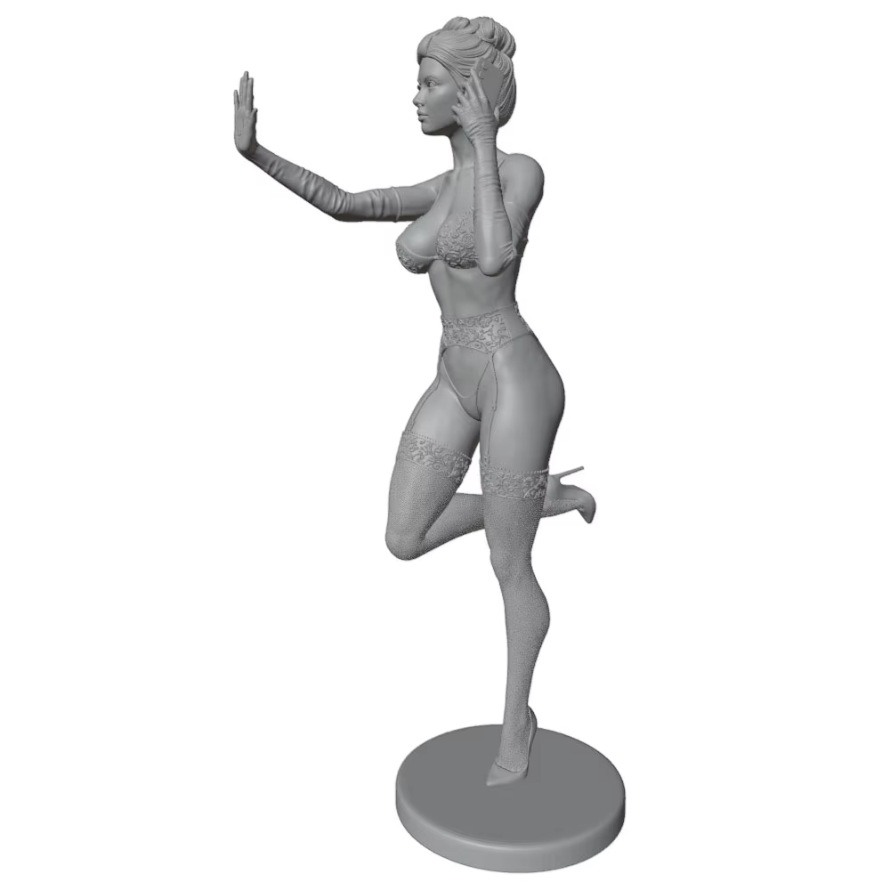 Miniatura GK impresa en 3D: modelo gris sin montar ni pintar - imagen 2