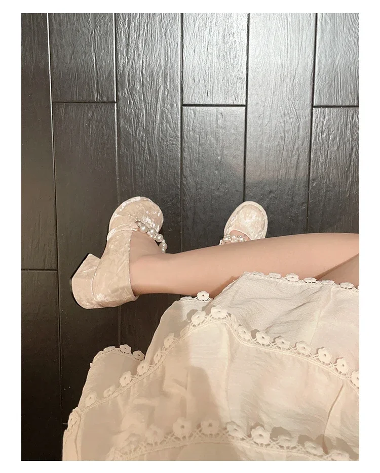 Detalle de la suela plataforma