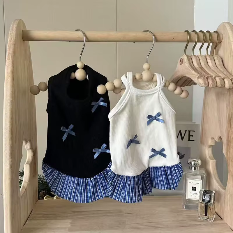 Vestido princesa de primavera para perros y gatos, Yorkshire