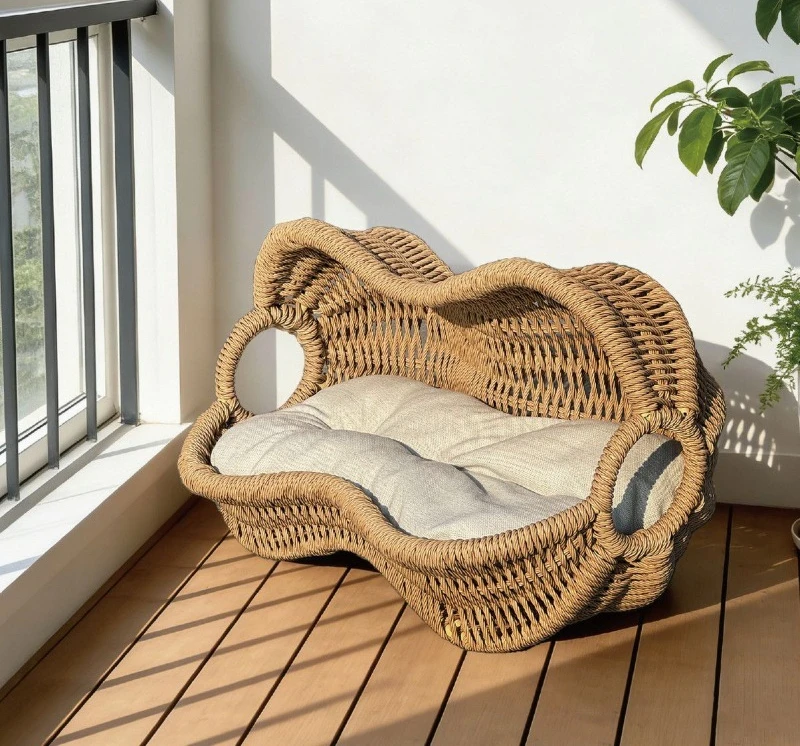 Cama integrada en decoración del hogar