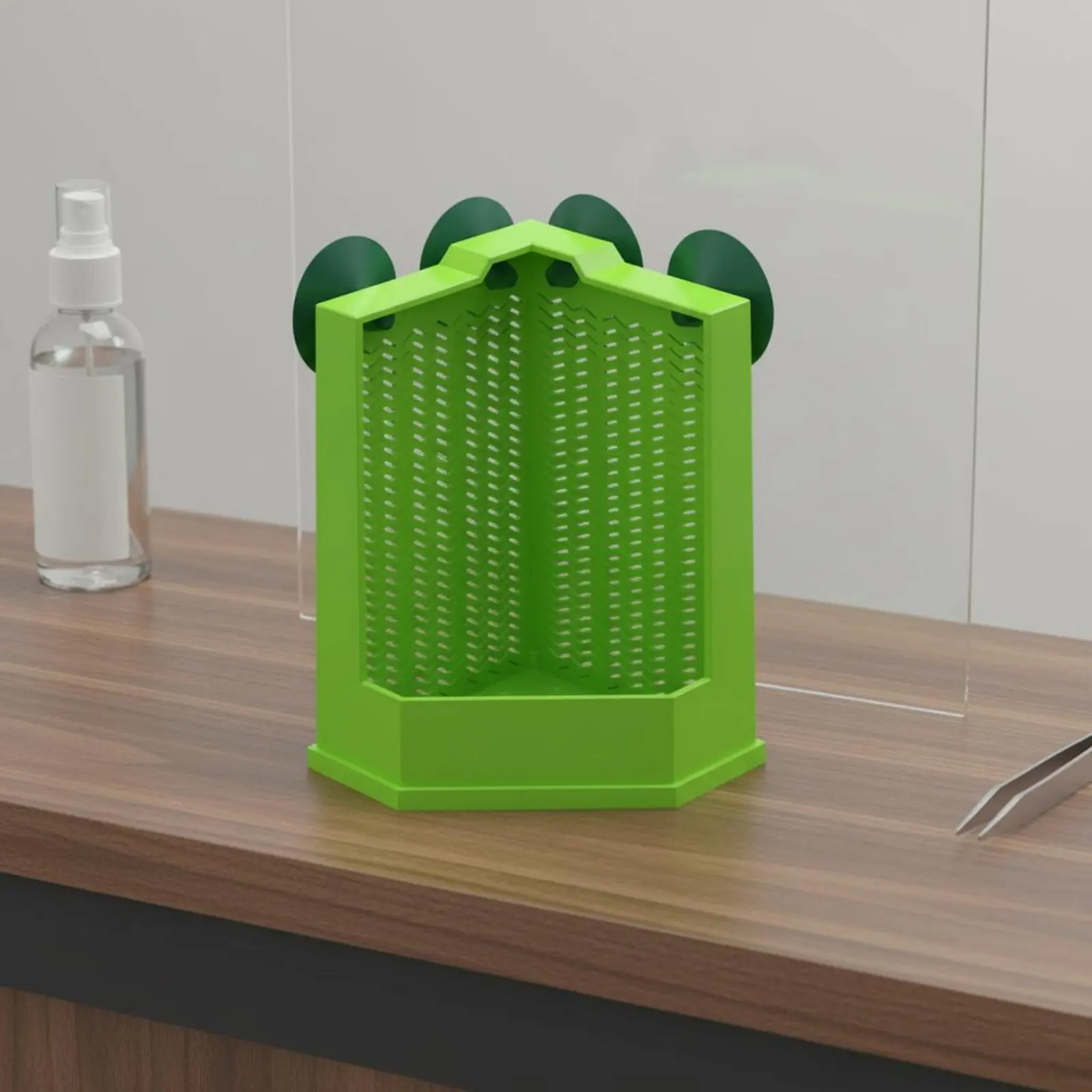 Comedero con ventosa para gatos y perros, diseño colgante seguro - imagen 4