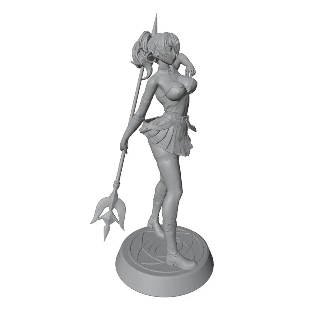 Figura de coleccionista en escala 1/24 sin ensamblar
