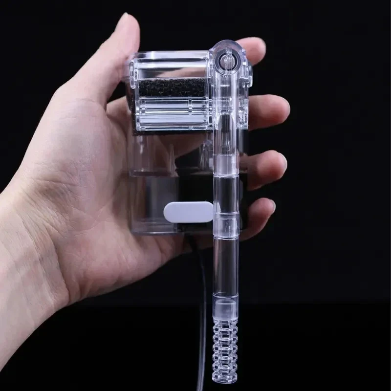 Filtro colgante USB con bomba de oxígeno para peceras pequeñas - imagen 4