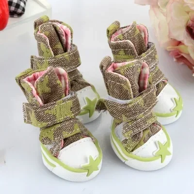 Vista lateral de la bota