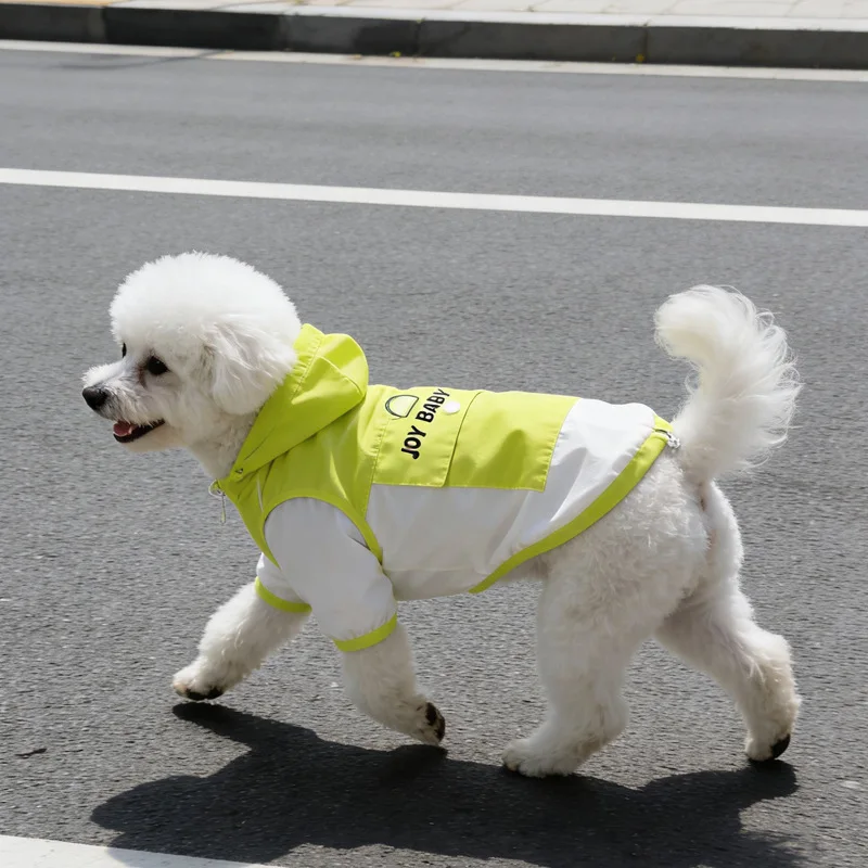 Abrigo para perros con capucha ABQP, detalle de la costura