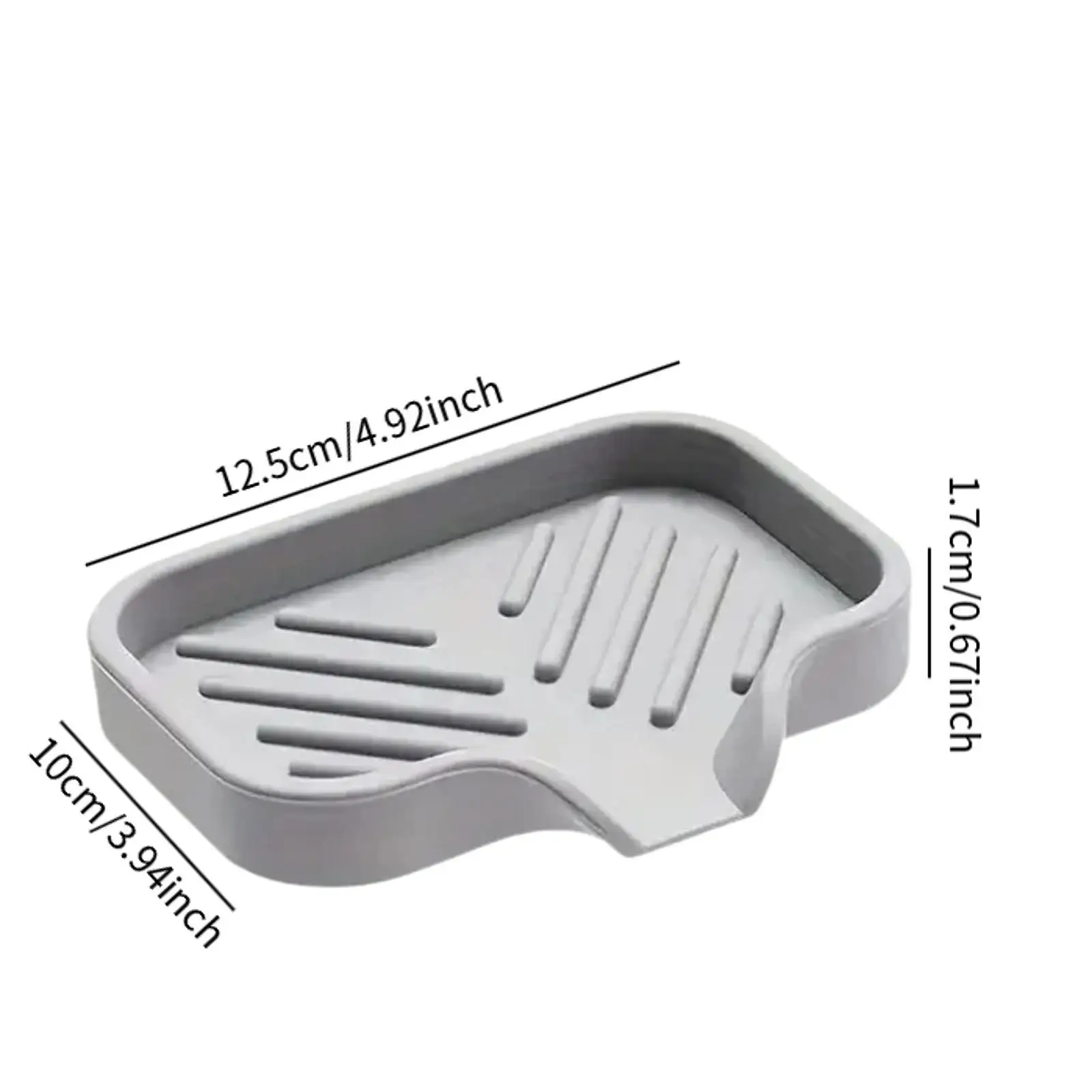 5x Soporte para jabonera autodrenante en cocina