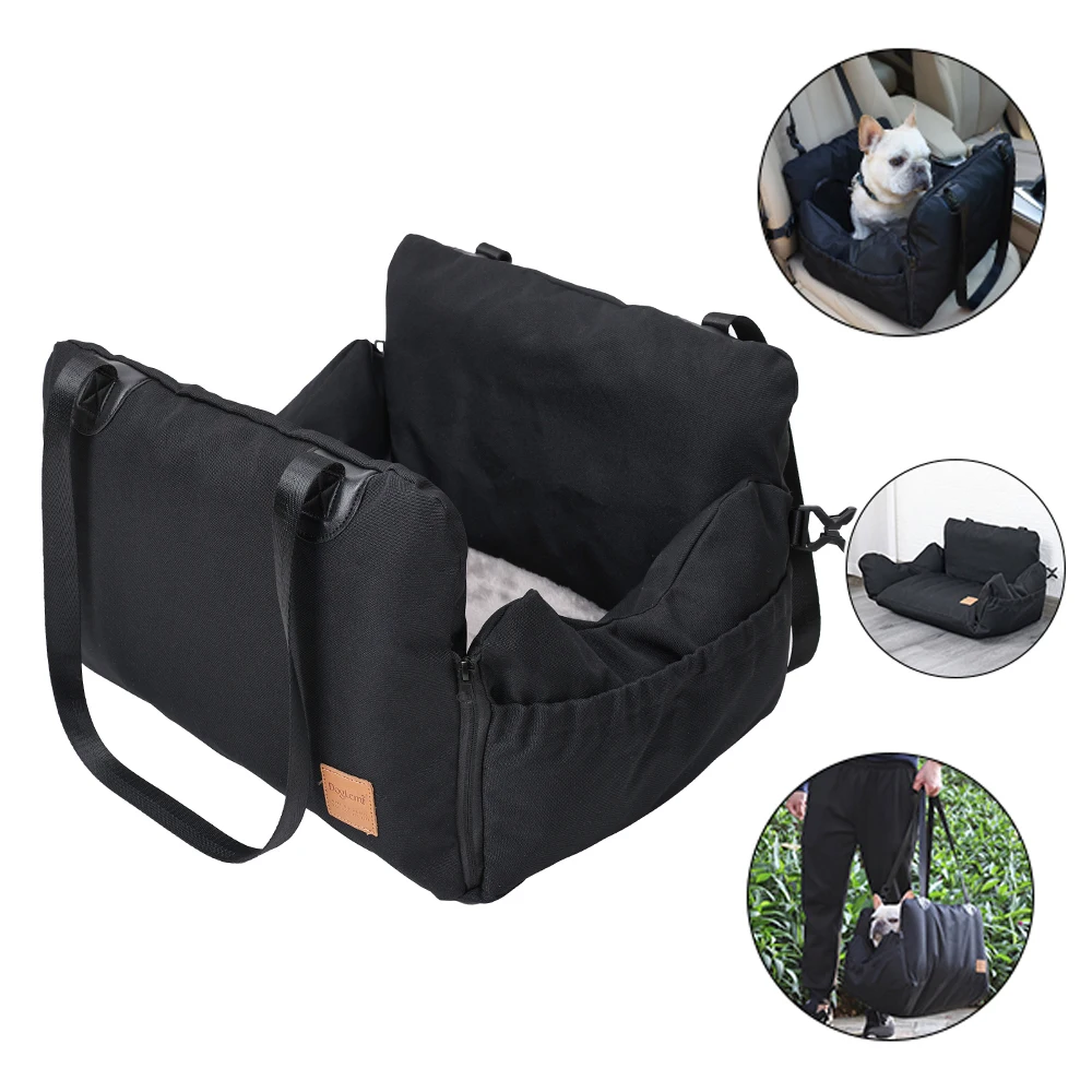 Cama coche inflable lavable perros pequeños con correa y bolsa viaje