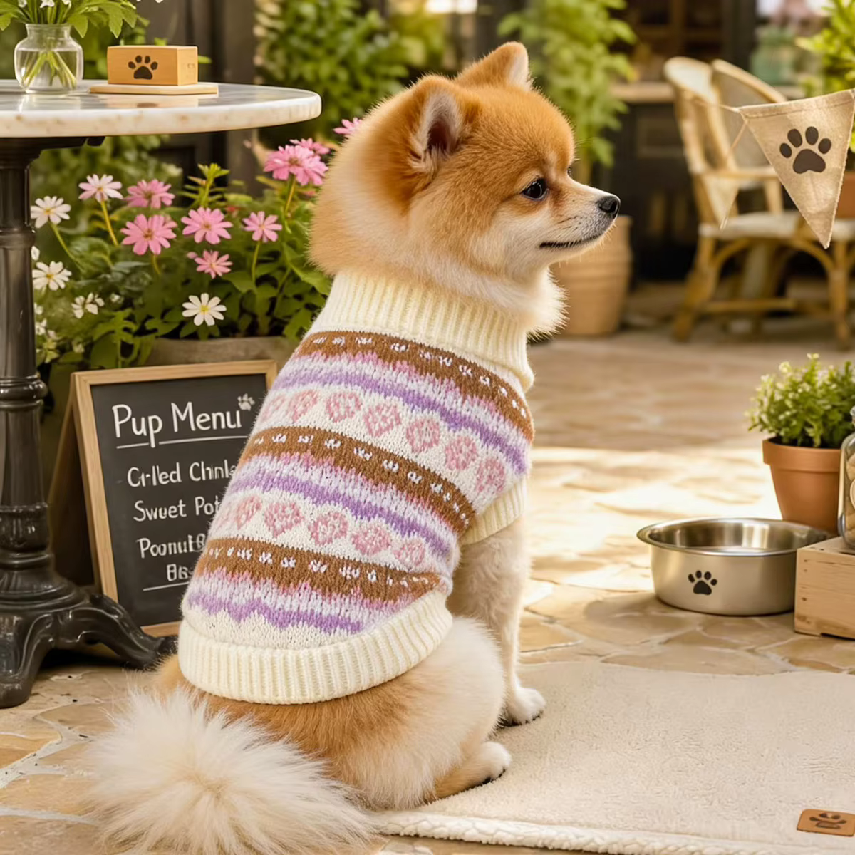 Sudadera de invierno con capucha para perros pequeños y Chihuahua - imagen 4