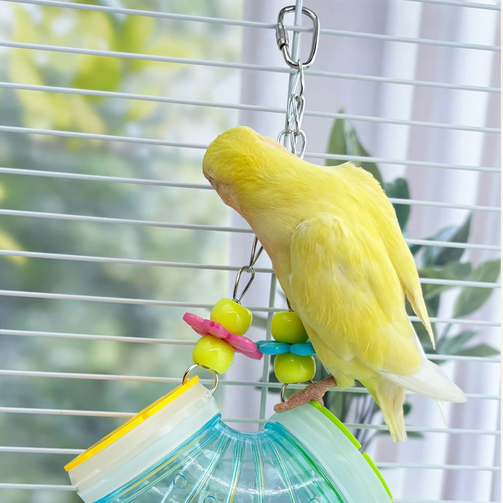 Juguete interactivo para loros: túnel colgante y bolas de morder - imagen 5