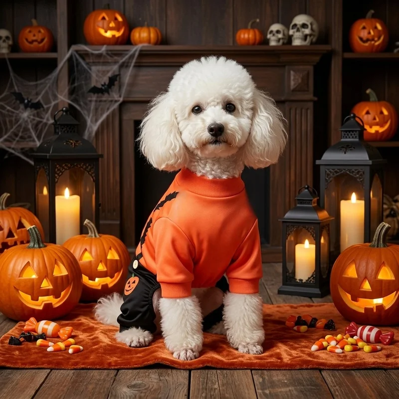Pijama Halloween Calabaza para Perros y Gatos - imagen 4
