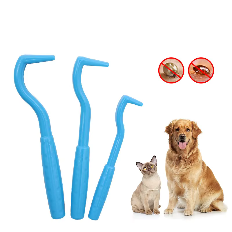 Pinza y gancho para quitar pulgas y garrapatas en gatos y perros - imagen 4