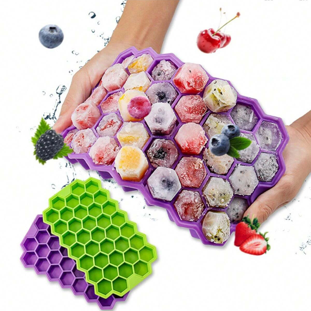 Bandeja cubitos de hielo para gatos y perros – molde flexible - imagen 2