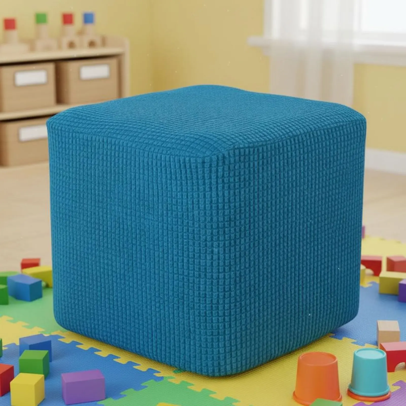 Funda elástica antideslizante lavable para taburete de gatos y perros - imagen 4