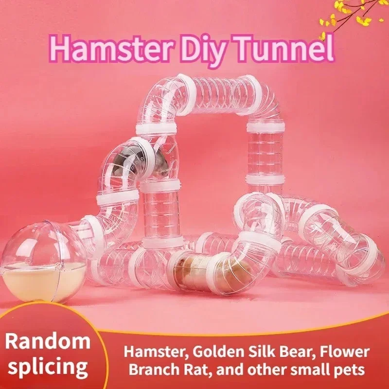 Tubo conexión para hámster – Túnel extensible para jaula