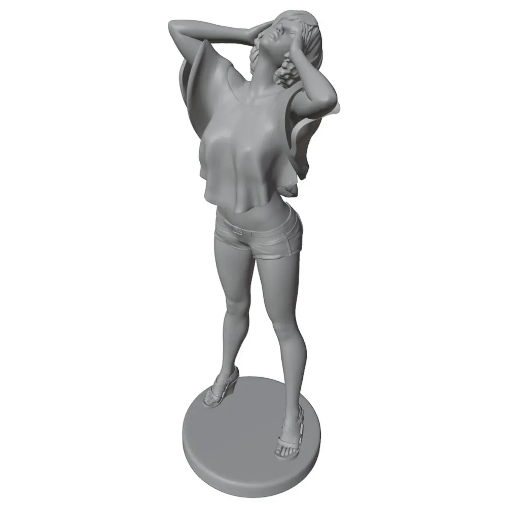 Kit de miniatura GK en resina gris 3D, sin pintar ni montar