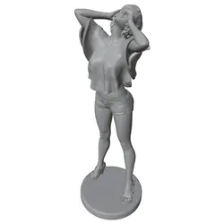 Kit de miniatura GK en resina gris 3D, sin pintar ni montar