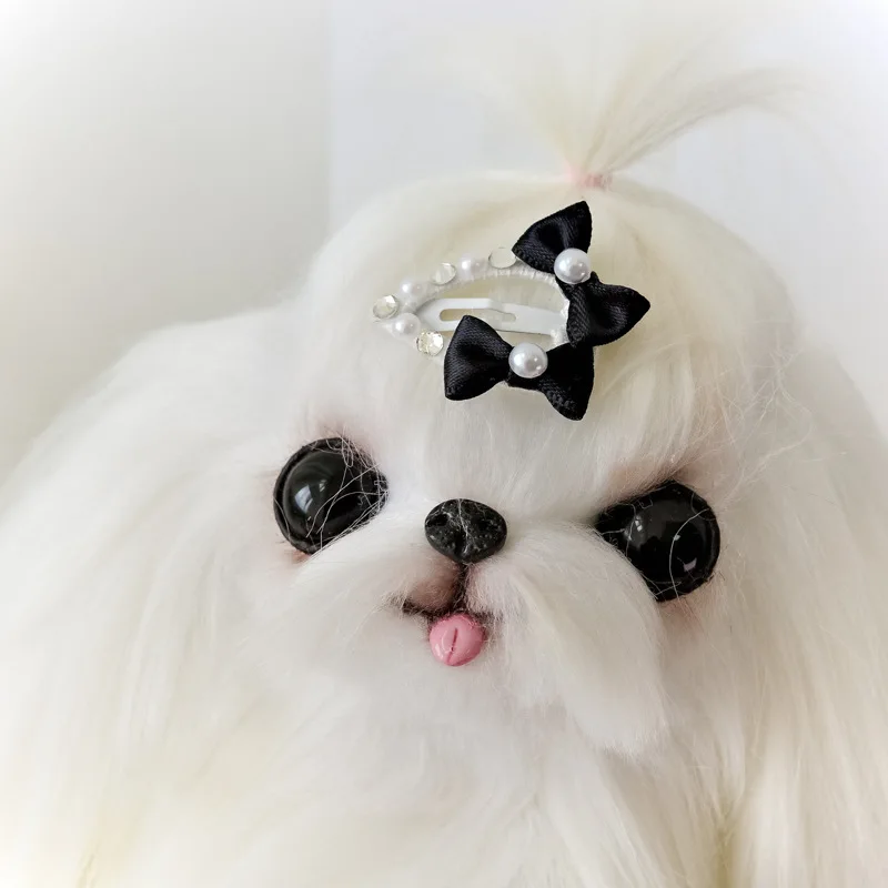 Pinzas para pelo de perro diseño lazo