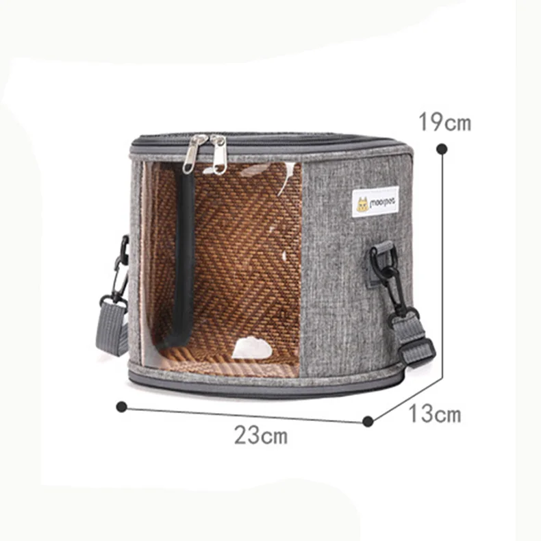 Bolsa de transporte portátil para hámster con ventilación lateral