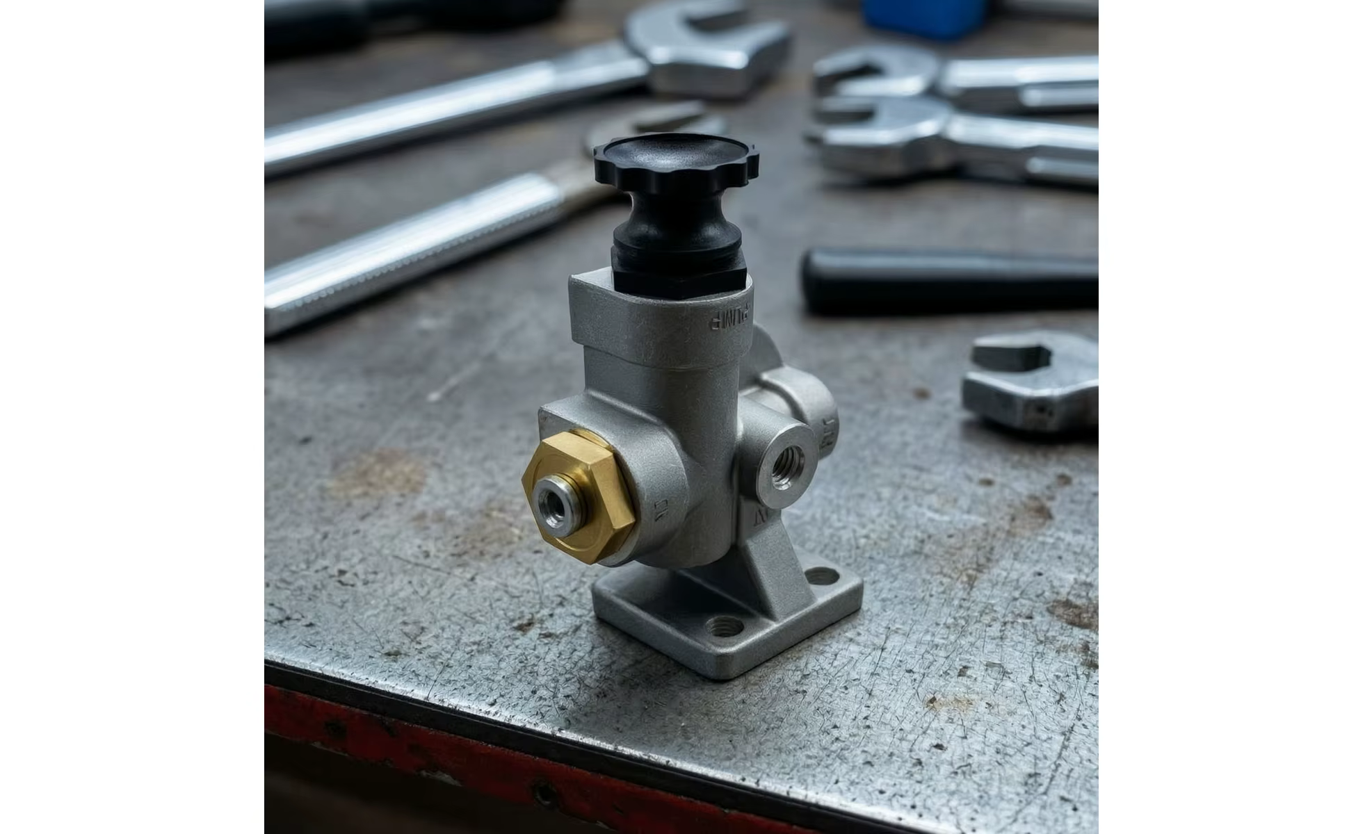 Bomba de combustible mecánica con perilla para cebado manual