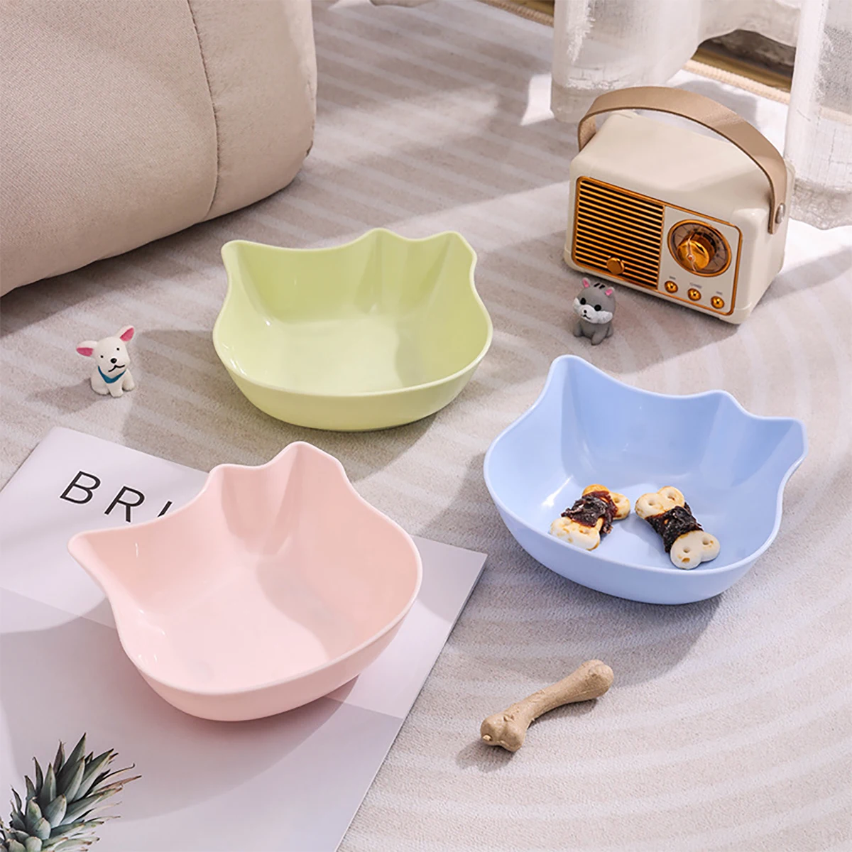 Tazón portátil plegable para perros y gatos – para viajes al aire libre - imagen 3