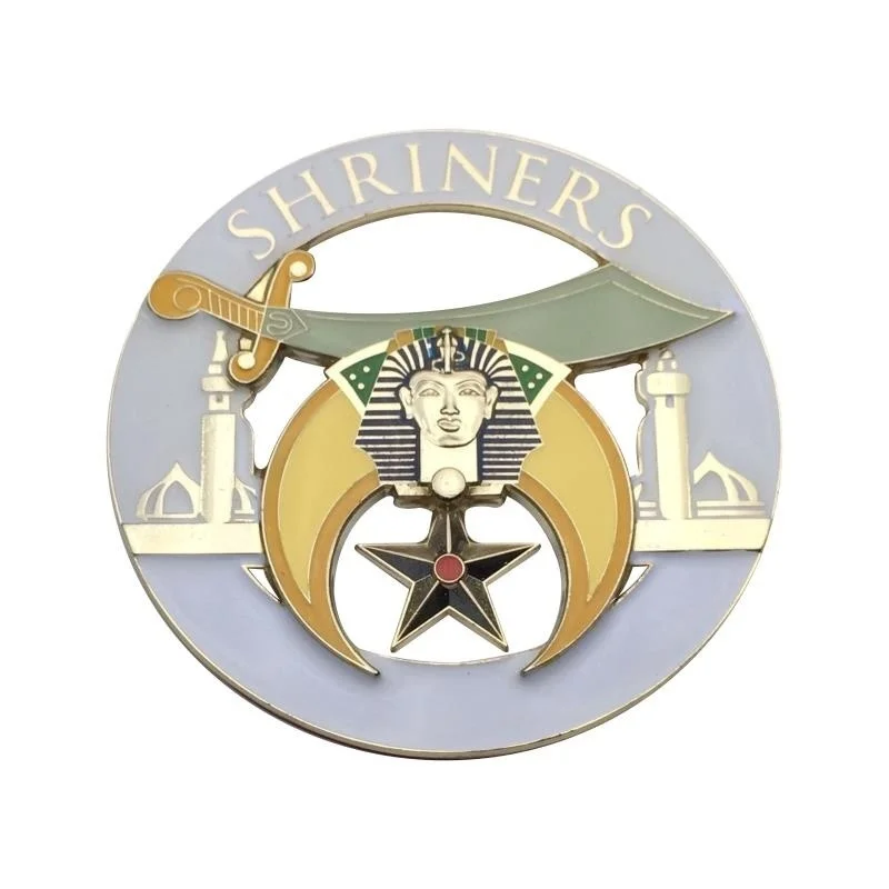 Emblema en diferentes ángulos