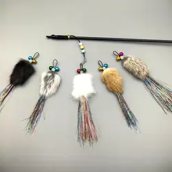Varita para gatos con pelo de conejo – Cabezales