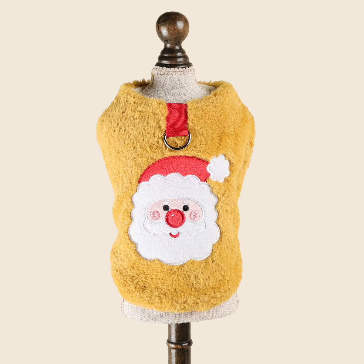 Chaleco navideño de felpa sin mangas para gatos y perros pequeños - imagen 5