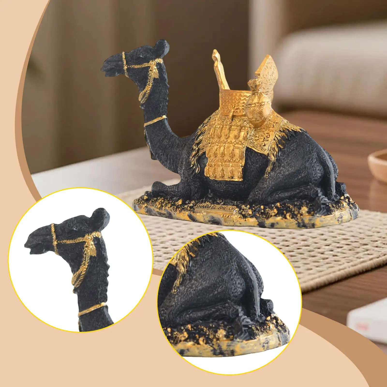 Estatua en contexto de decoración de mesa