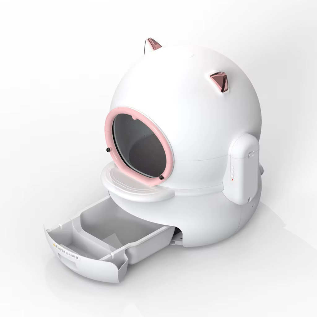 Arenero automático eléctrico para gatos grandes con control de olores - imagen 5