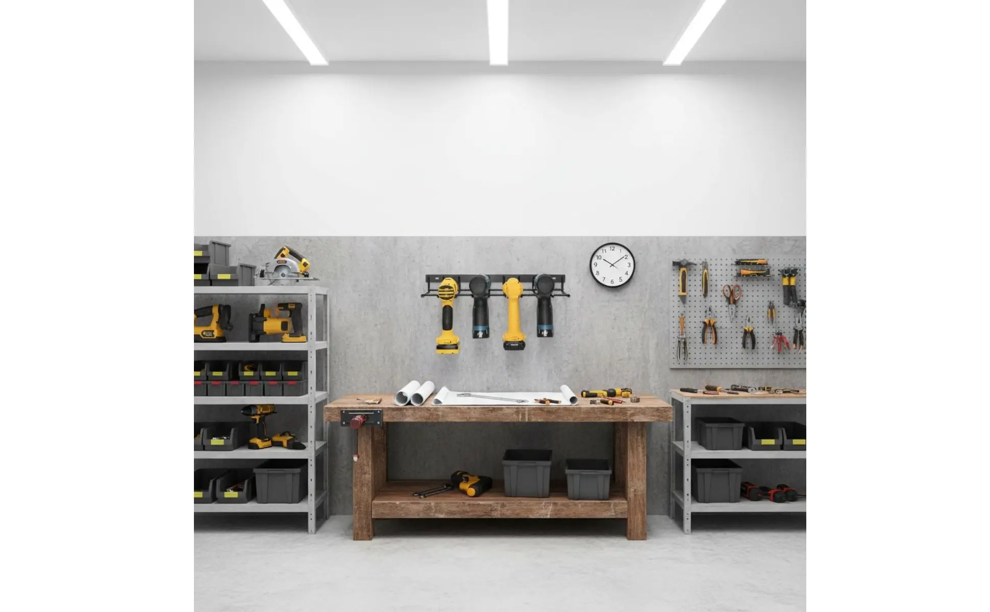 Detalle de los niveles del organizador de herramientas