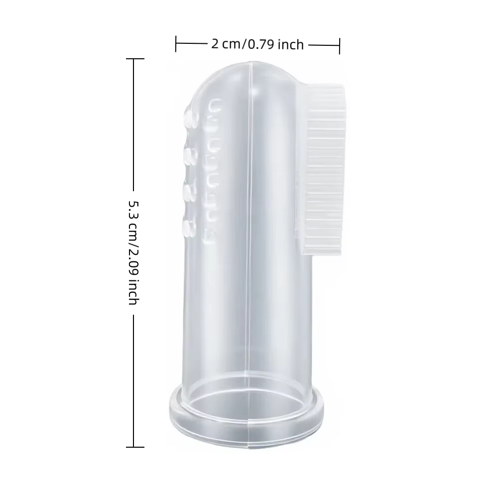 Cepillo de silicona para limpiar dientes de mascotas
