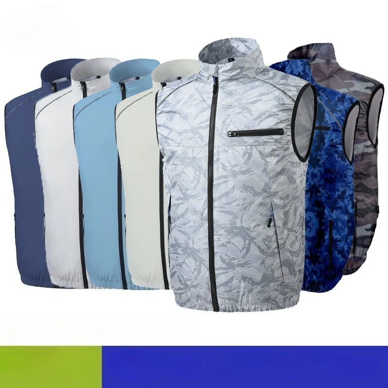 Chaleco refrigerado con ventilador para trabajos de calor intenso – Uniforme fresco