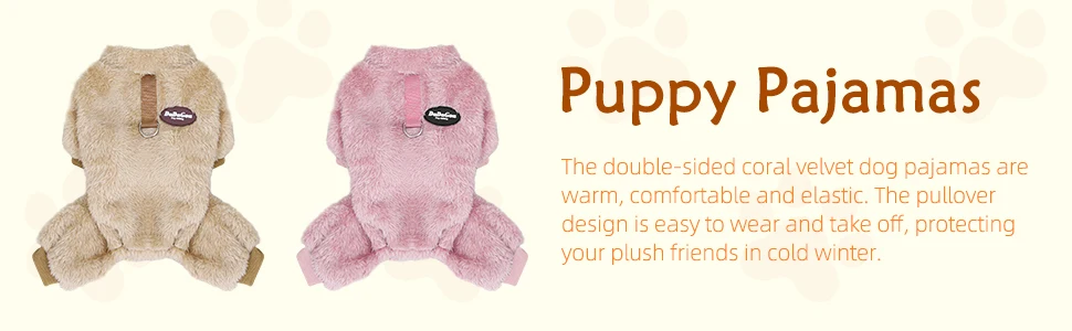 Pijama térmico de terciopelo sherpa para perro pequeño