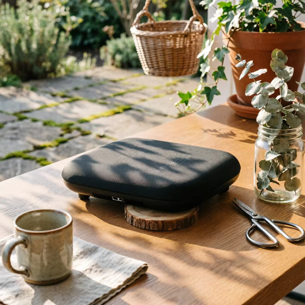 Funda para silla giratoria resistente a la intemperie con bolsillo lateral