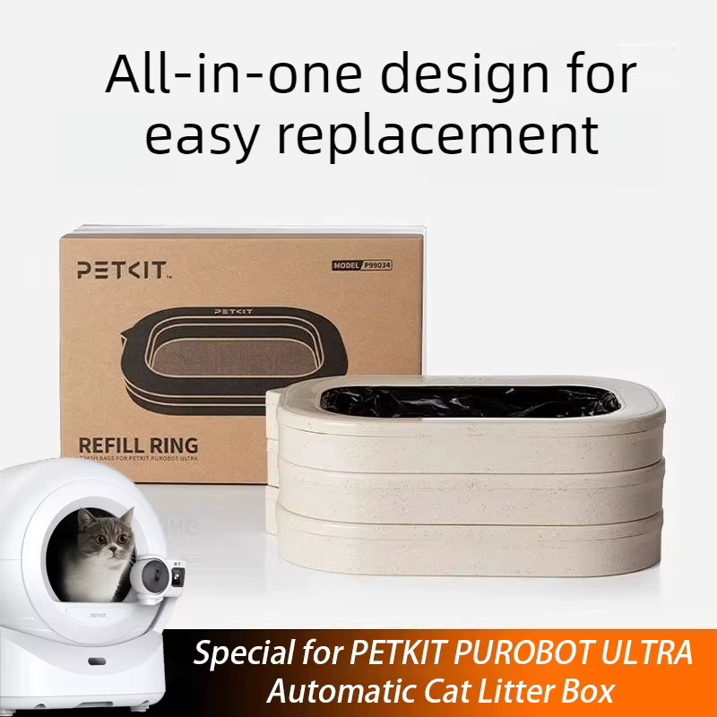 Bolsas recambio PETKIT Purobot Ultra – Caja arena automática gato - imagen 2