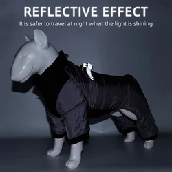 Impermeable para perros pequeños con anillo D reflectante