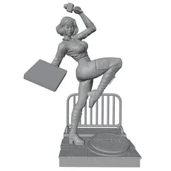 Miniatura GK resina gris DIY, sin pintar y sin montar