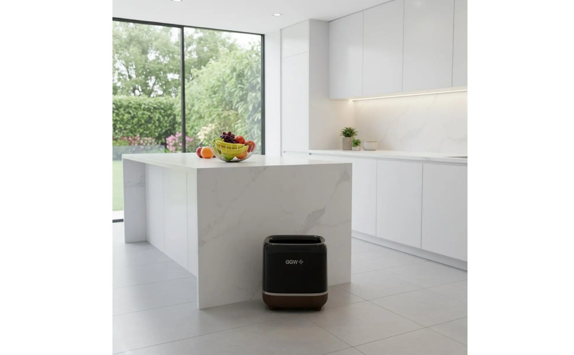Contenedor con diseño exterior elegante