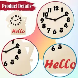 Reloj de escritorio acrílico para mesita de noche – decoración