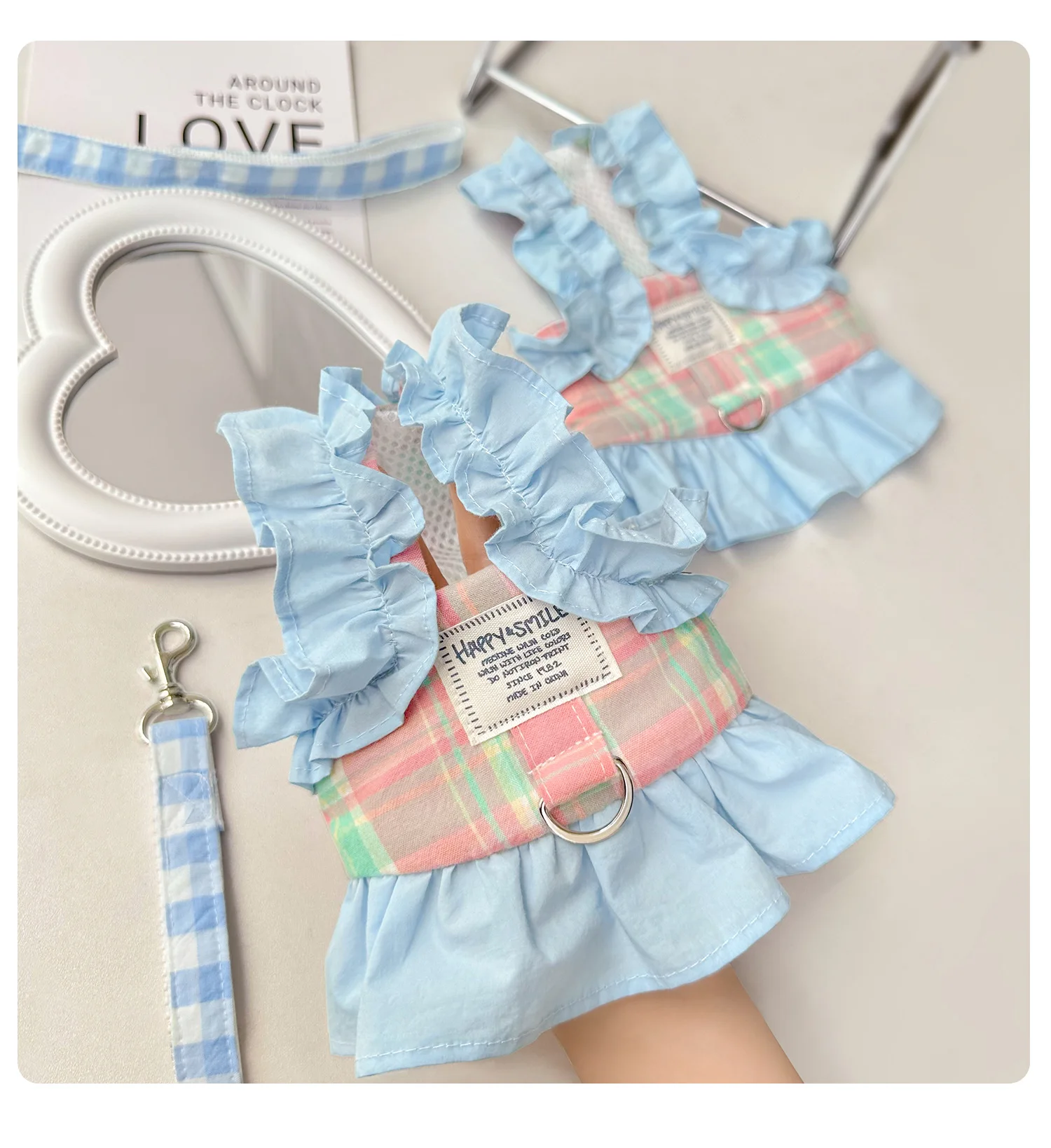 Detalle del vestido transpirable para paseo