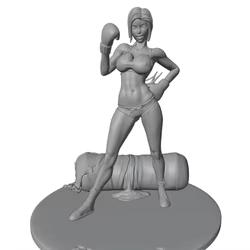 Kit DIY de modelo de resina gris impreso en 3D para miniatura