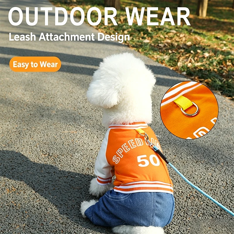 Mono abrigo para perro y gato con anilla – Traje cálido otoño invierno para Chihuahua