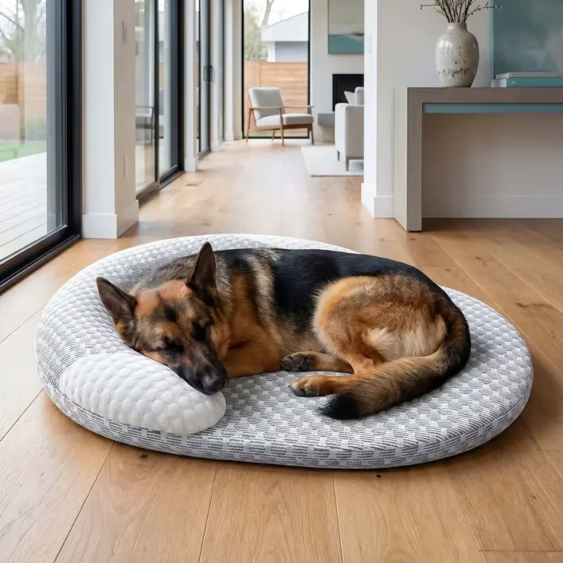 Colchoneta fresca transpirable ovalada para perros y gatos de verano - imagen 2